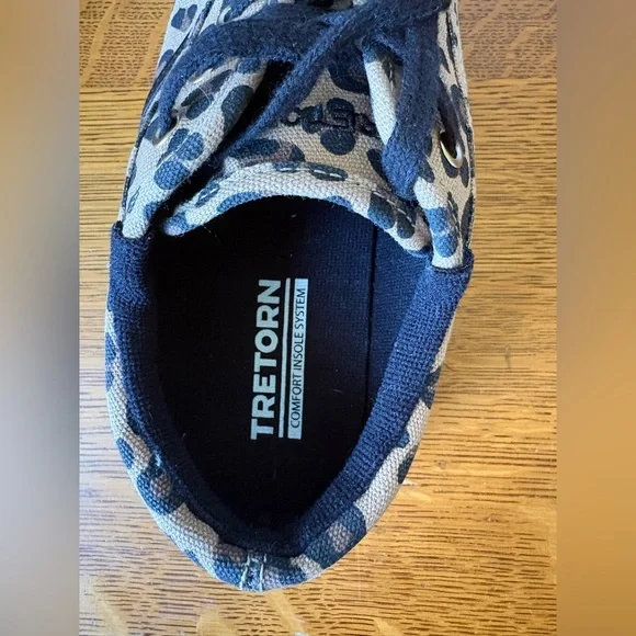 Tretorn Women’s Size 7 NYLite Plus Leopard Print Sneakers Canvas Shoes Animal - Picture 3 of 16